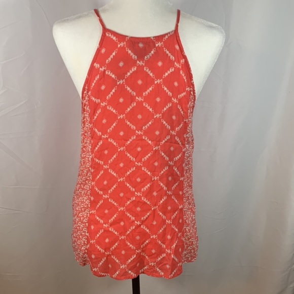 Lucky Brand Coral Halter Design Tank Top - Picture 4 of 8